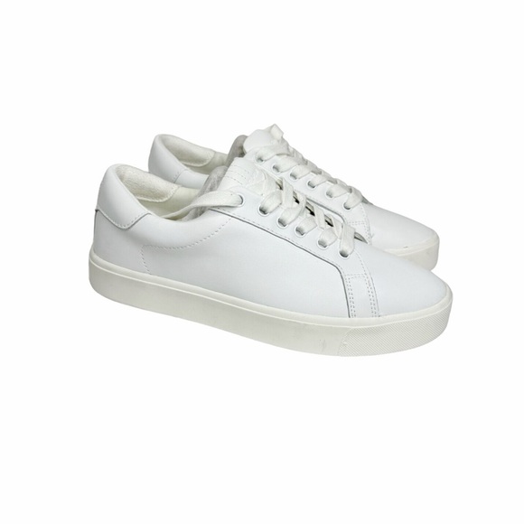 Sam Edelman Shoes - Sam Edelman Ethyl Lace Up Low Top Sneakers Bright White Leather 6.5